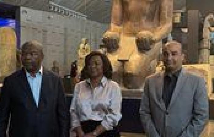 المتحف المصري الكبير يستقبل رئيس جمهورية أنجولا الرئيس الحالي للاتحاد الأفريقي
