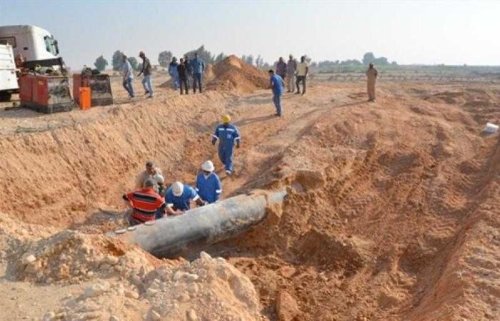 لجنة فنية من ”مهندسي الجيزة” لبحث أسباب كسر خط الغاز بطريق الواحات