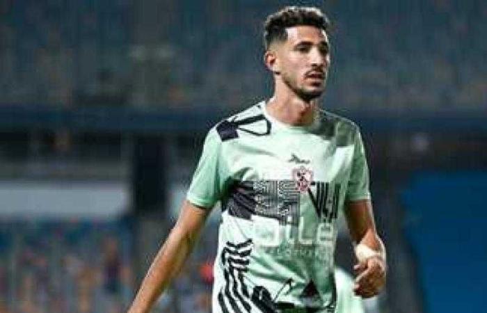 تفاصيل غياب أحمد فتوح  عن مباراة الزمالك والمصري