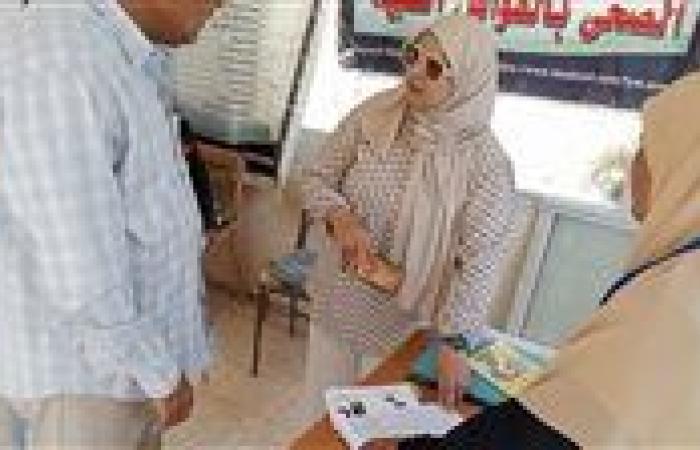 رئيس مجلس مدينه يوسف الصديق تتابع اعمال القافلة طبية شاملة  بالفيوم |صور