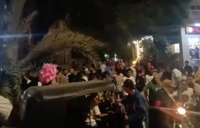 سقوط نخلة بمنتصف شارع المطبعة.. والأهالي يستغيثون بالمسؤولين