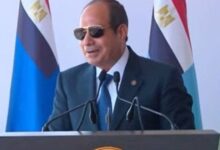 الرئيس السيسي: الحرب استثناء والحالة العامة لمصر السلام والبناء والتنمية